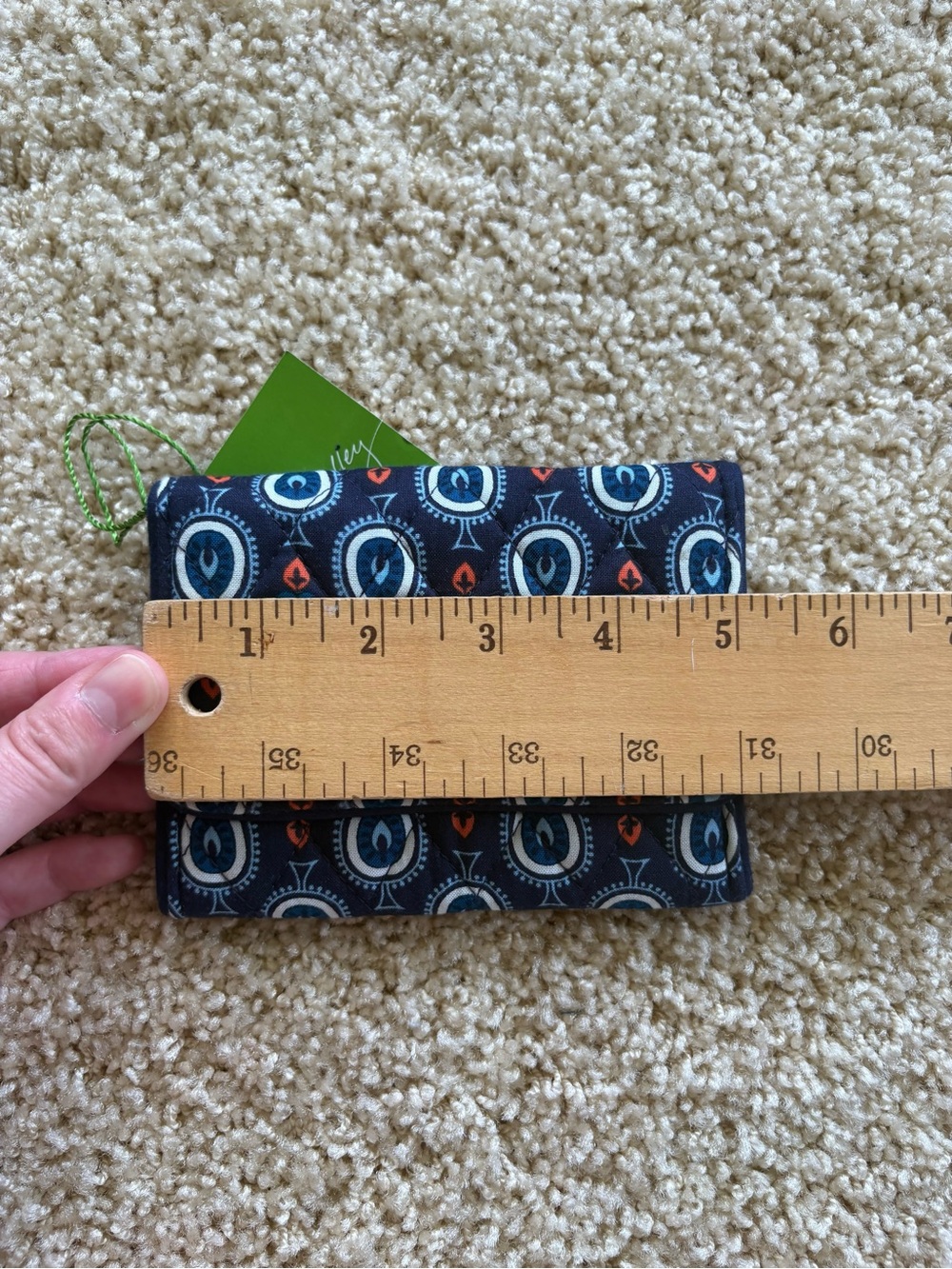 Vera Bradley Petite Trifold Wallet Marrakesh‎ Motifs - Picture 7 of 8